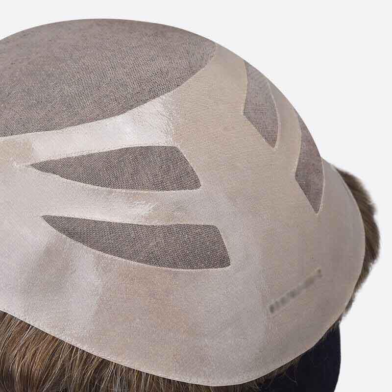 Men’s Monofilament Cap Wigs Are Mono ba<x>se Hair System From Duke Hair