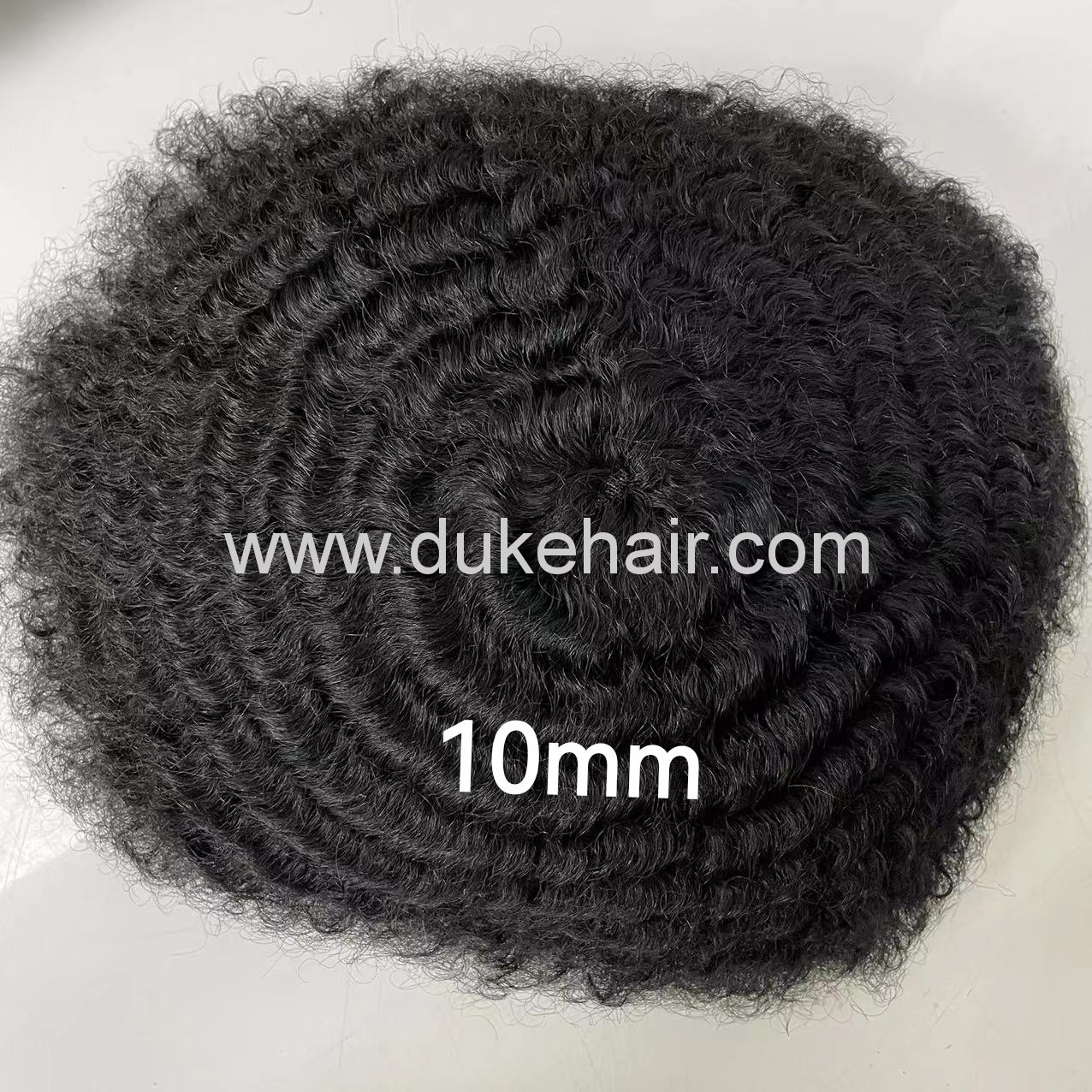 PU Afro Hair Toupee 10mm Wave Curly For Men From Duke Hair Wholesale Manufature