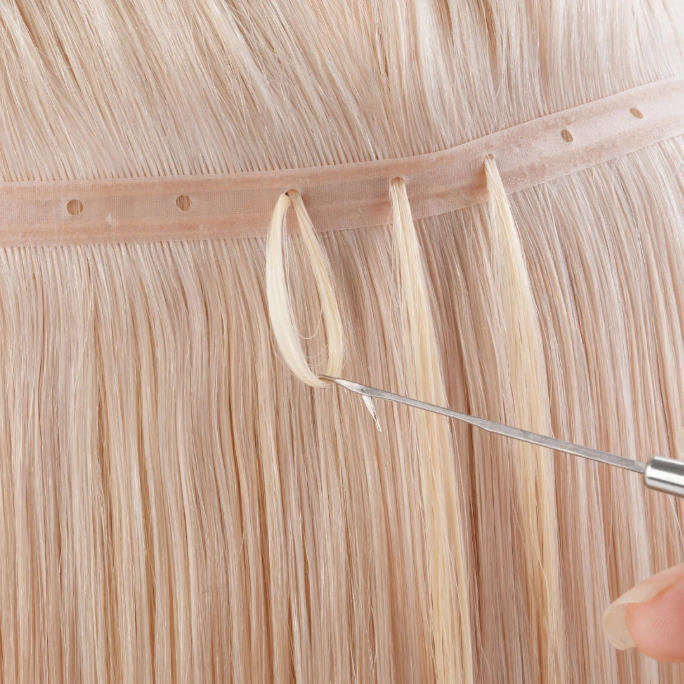 Invisible XO Batterfly Weft hair Extensions (100g, 80cm)-Virging Hair